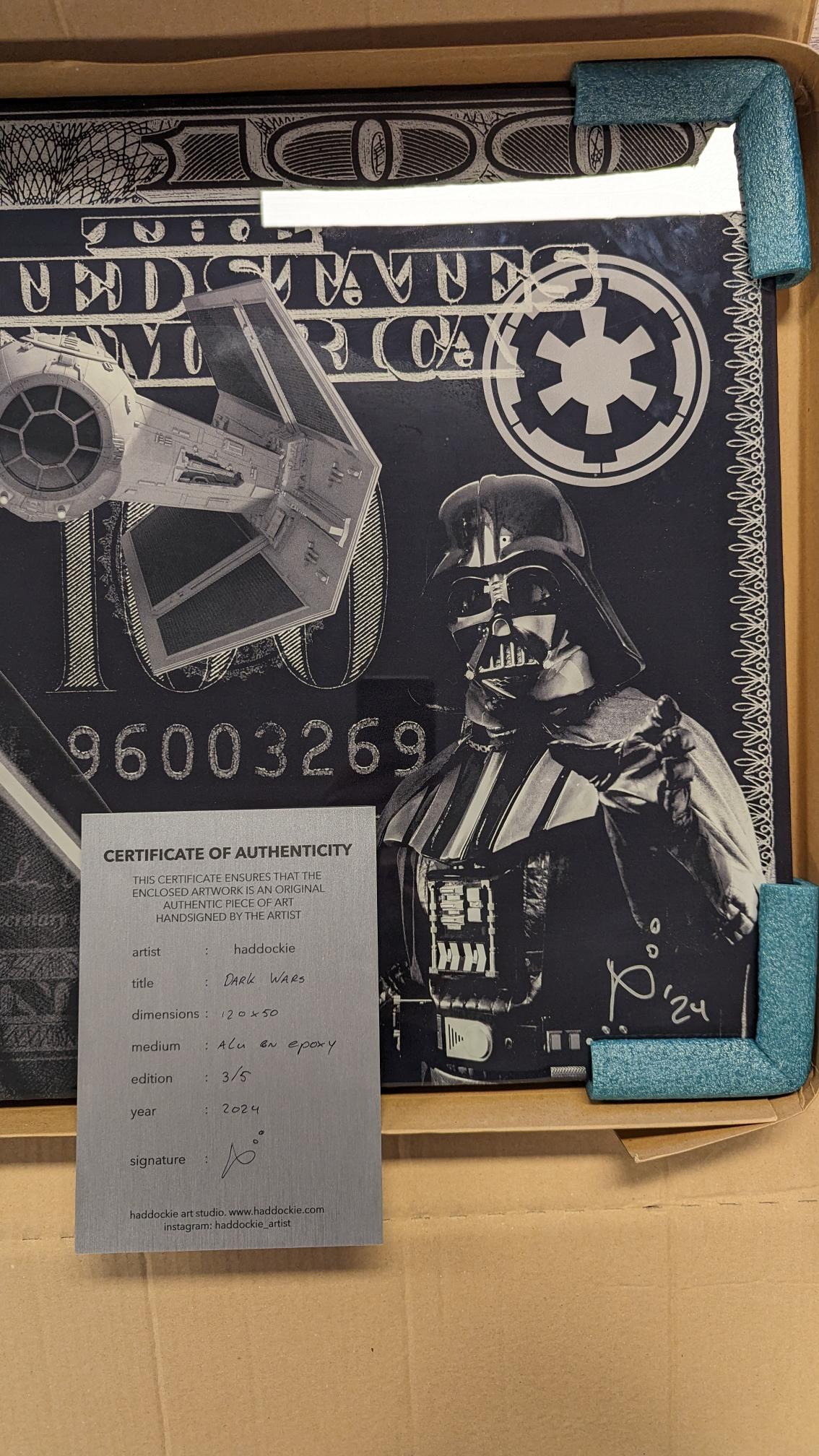 DARKWARS Artwork 120x50cm (1 of only 5)