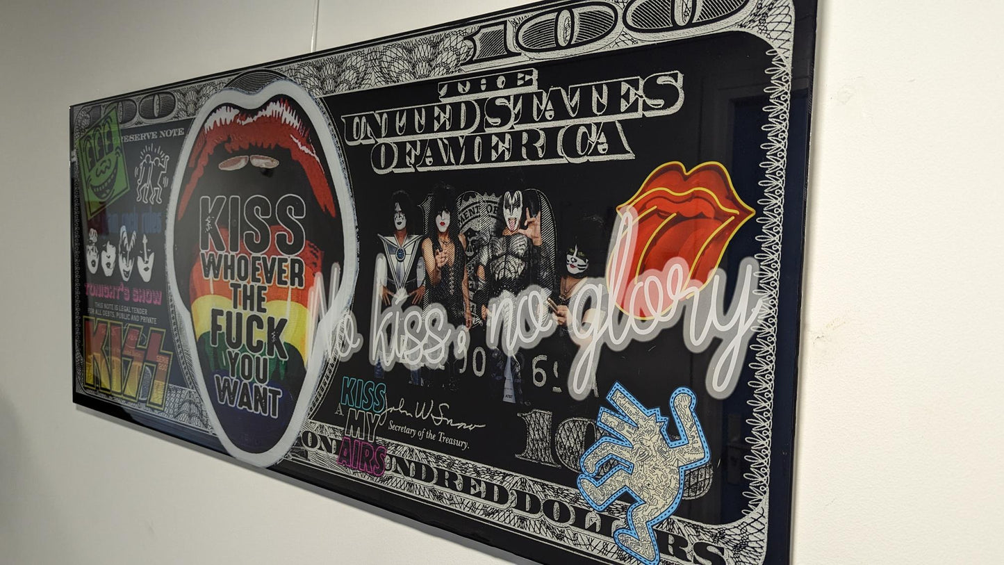 KISS Artwork 120x50cm (1 of only 5)