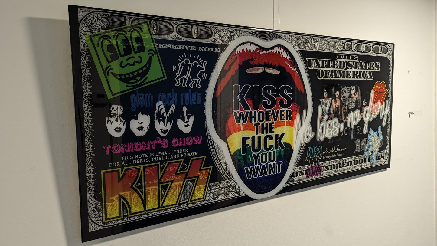 KISS Artwork 120x50cm (1 of only 5)