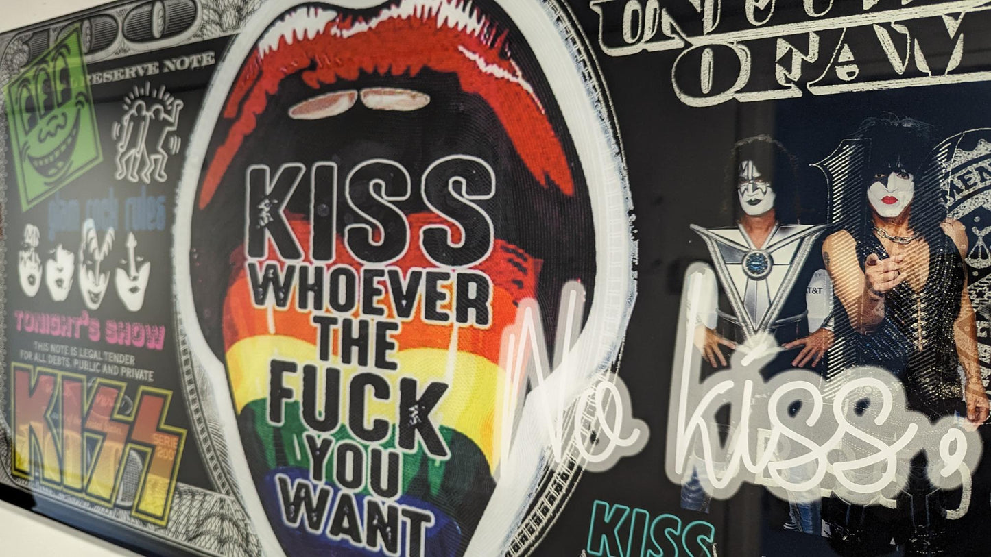 KISS Artwork 120x50cm (1 of only 5)