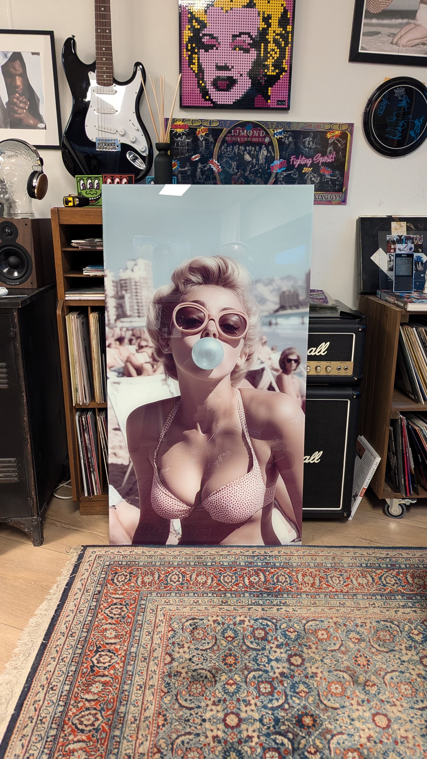 "Marilyn in Benidorm" Artwork 65x118cm (1 of only 5)